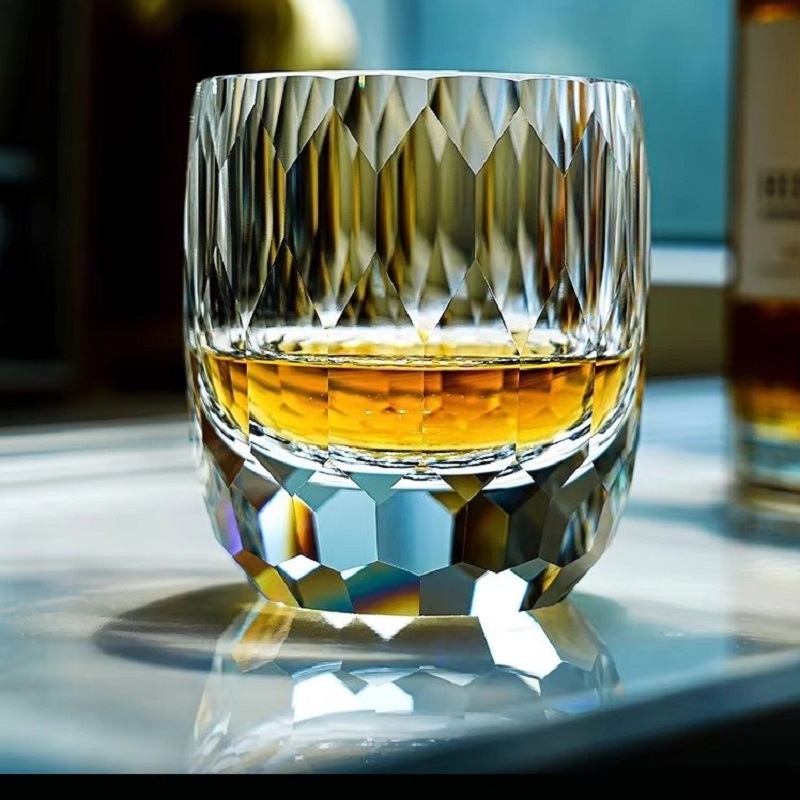 Whisky Beer And Wine - Verres à whisky en cristal sculpté