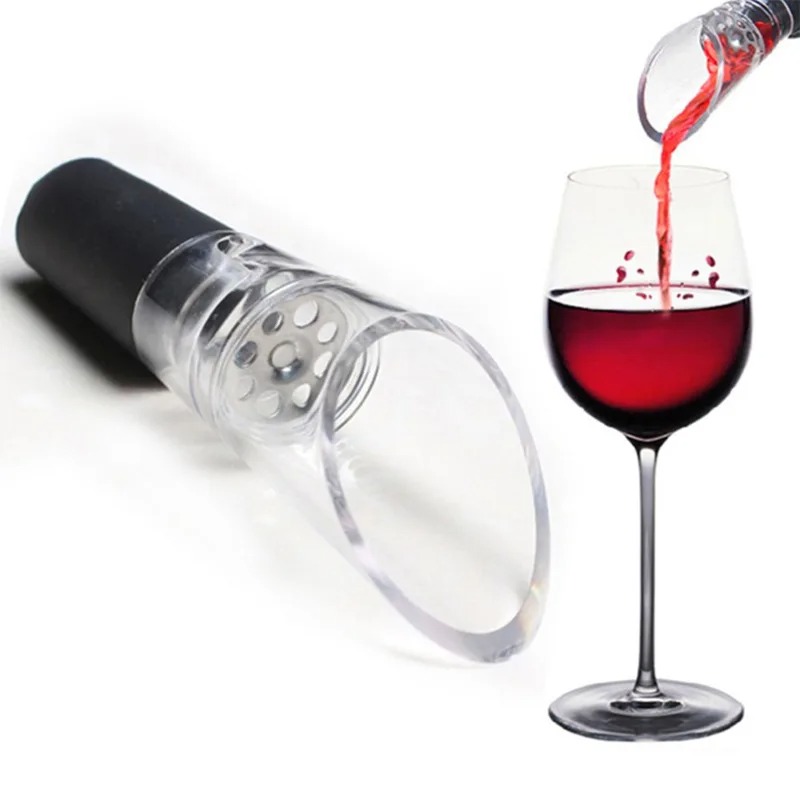 Wine Aerator Pour - Aérateur de vin en acrylique, bouchon