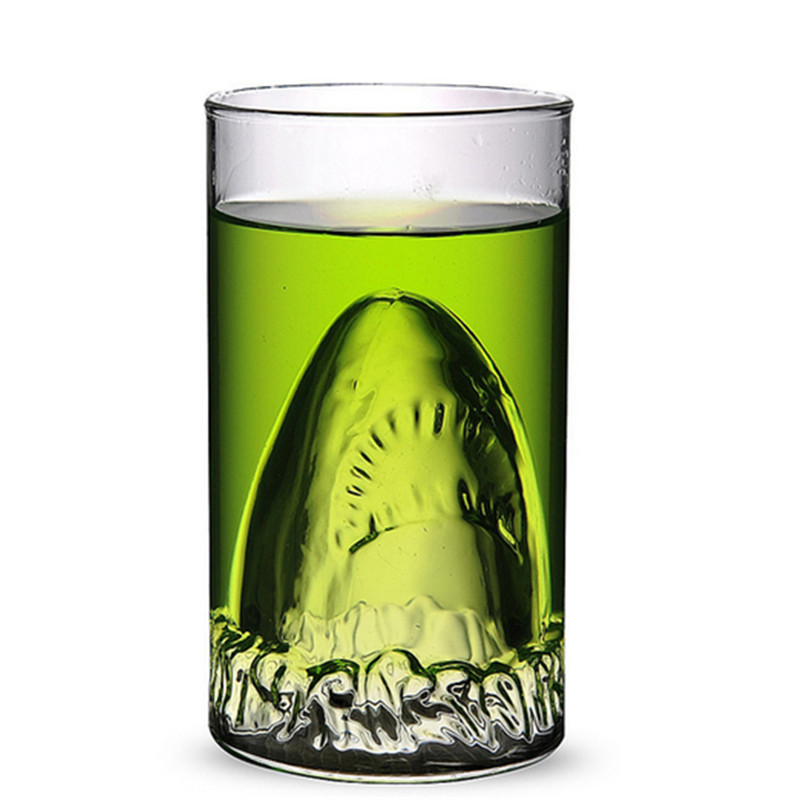 Whisky Beer And Wine - Tasse à boire requin à double