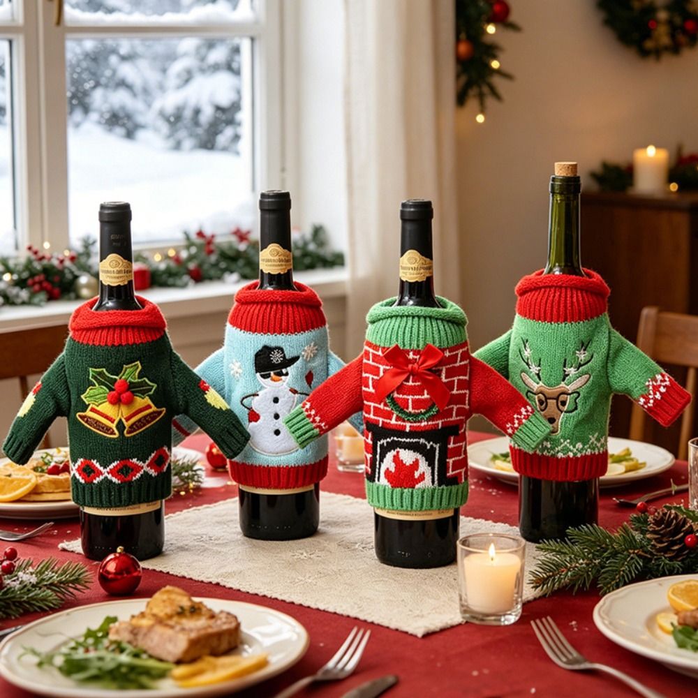 Wine Beer Hat - Housse pour bouteille de vin Elk,