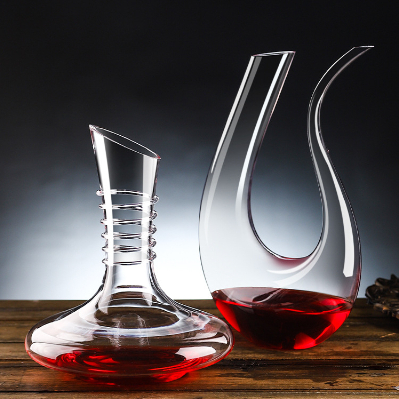 Wine Aerator Pour - Carafe à vin en verre cristal