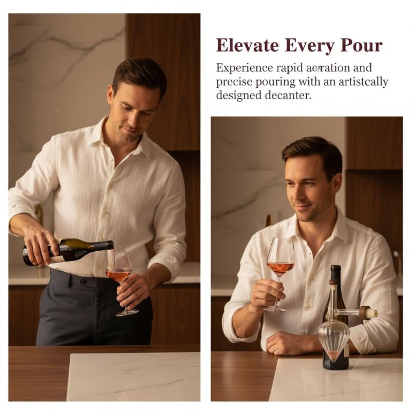 Aérateur de vin rouge transpar - Wine Aerator Pour avis et prix