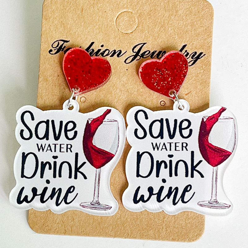 Boucles d'Oreilles de Noël en  - Wine Beer Hat avis et prix